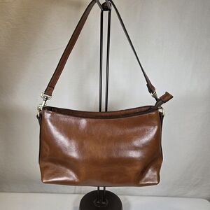 Patricia Nash Leather Shoulder Bag In Cognac NWOT